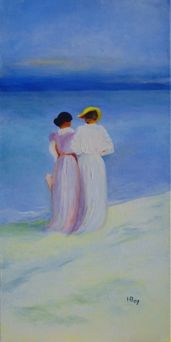 Beatrix Hofmeier_Zwei_Damen_am_Meer